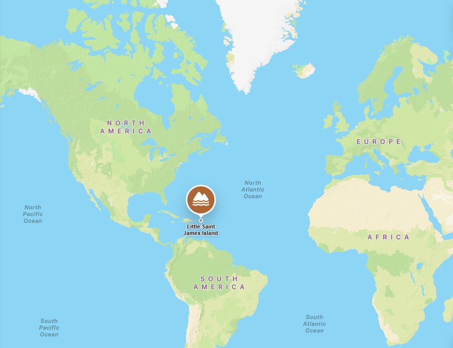 جزیره مخوف اپستین دقیقا کجاست؟