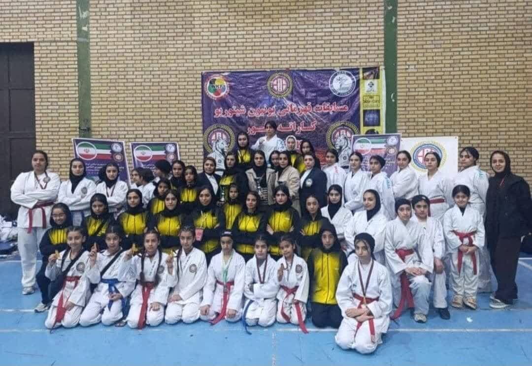 نایب‌قهرمانی بانوان کاراته‌کار خوزستان در مسابقات کشوری با کسب ۹۱ مدال
