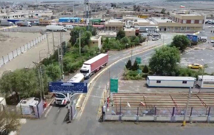 رشد ۲۶ درصدی ترانزیت از پایانه‌های مرزی شمال استان سیستان و بلوچستان 