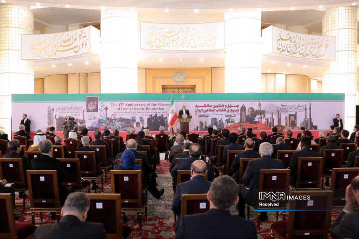 مراسم سالگرد پیروزی انقلاب اسلامی با حضور سفرا و مسئولان نمایندگی‌های بین المللی مقیم ایران