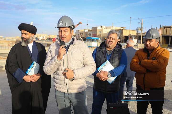 بازدید معتمدین منطقه 14 شهرداری اصفهان از پروژه‌های منطقه