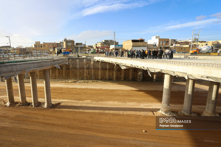 بازدید معتمدین منطقه 14 شهرداری اصفهان از پروژه‌های منطقه