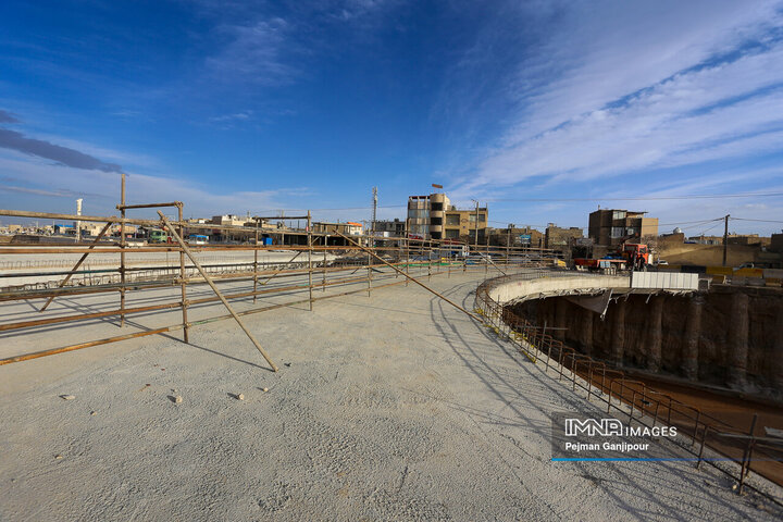 بازدید معتمدین منطقه 14 شهرداری اصفهان از پروژه‌های منطقه