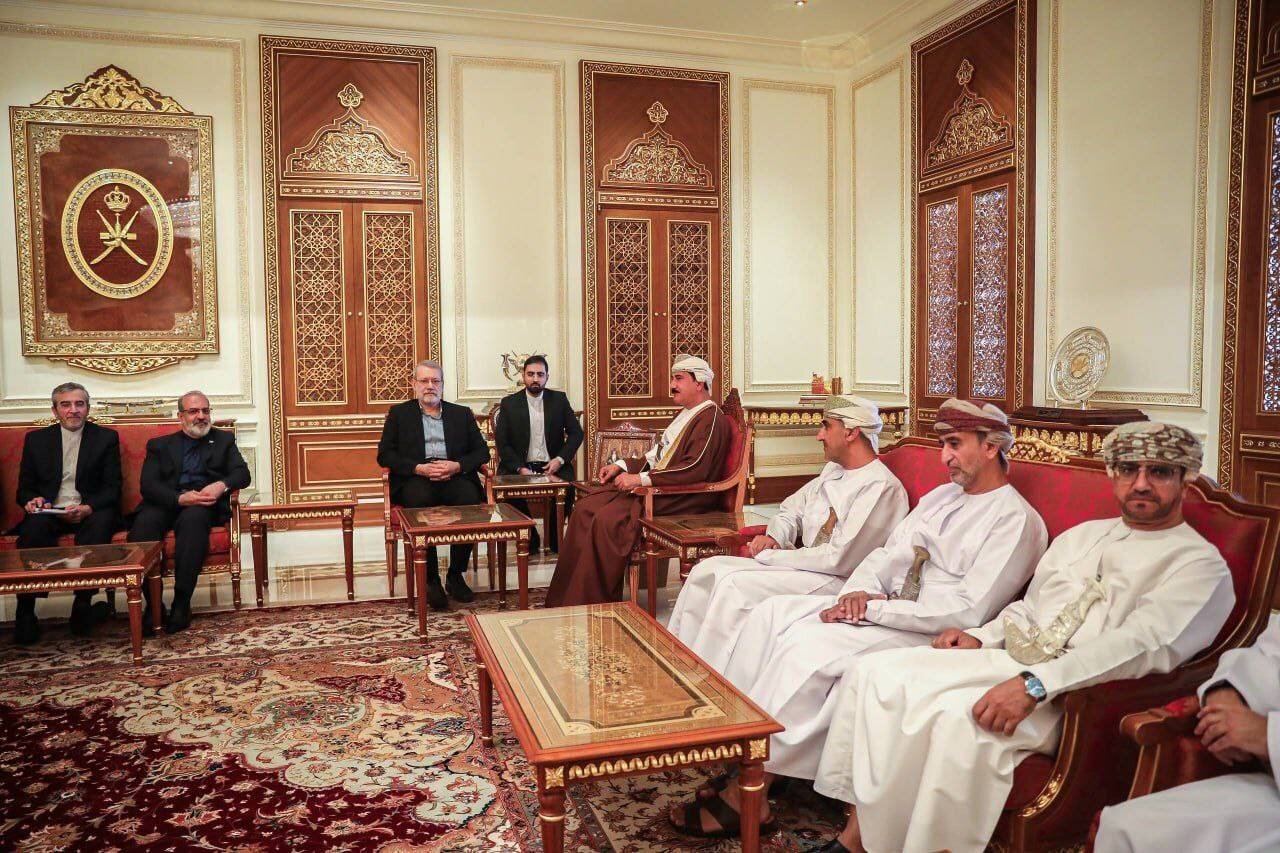 دیدار لاریجانی با هیثم بن طارق، سلطان عمان