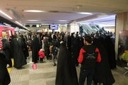 جابه‌جایی ۸۰ هزار مسافر با متروی اصفهان در راهپیمایی ۲۲ بهمن ۱۴۰۴