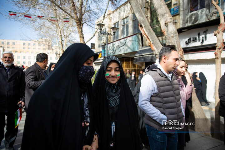 راهپیمایی یوم‌الله ۲۲ بهمن در اصفهان