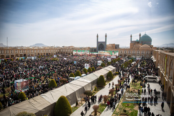 راهپیمایی یوم‌الله ۲۲ بهمن در اصفهان