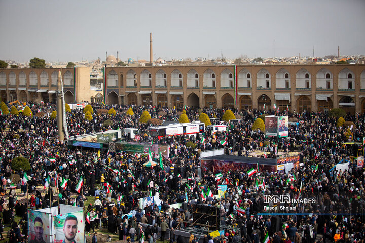 راهپیمایی یوم‌الله ۲۲ بهمن در اصفهان