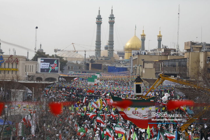 راهپیمایی یوم الله 22 بهمن در قم