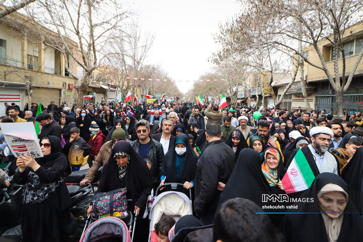 راهپیمایی یوم‌الله ۲۲ بهمن در اصفهان