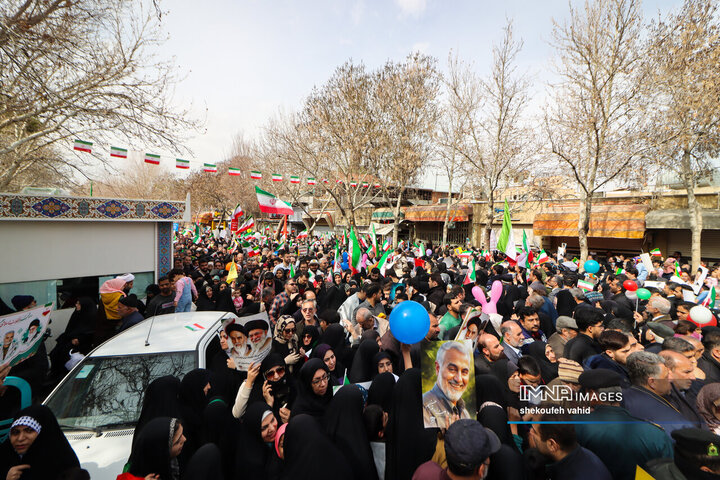 راهپیمایی یوم‌الله ۲۲ بهمن در اصفهان