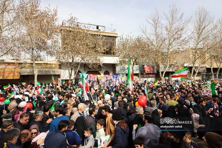 راهپیمایی یوم‌الله ۲۲ بهمن در اصفهان