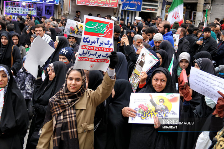 راهپیمایی یوم الله 22 بهمن در کرمانشاه