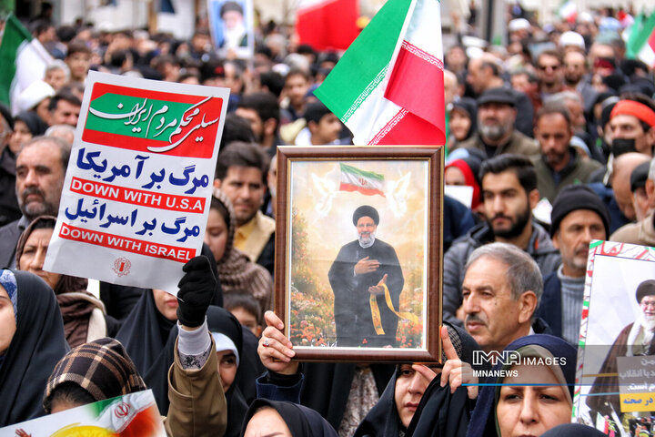 راهپیمایی یوم الله 22 بهمن در کرمانشاه