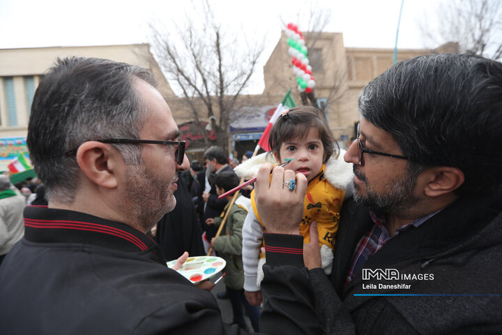 راهپیمایی یوم الله 22 بهمن در یزد