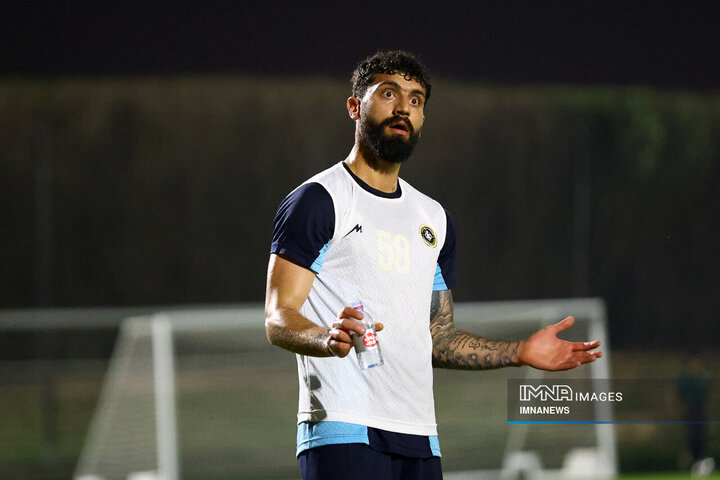 آخرین تمرین سپاهان پیش از بازی با الاهلی دوحه