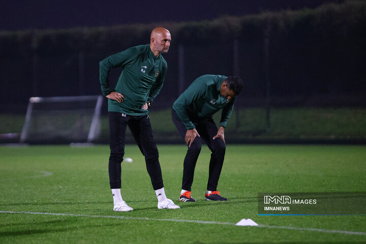 آخرین تمرین سپاهان پیش از بازی با الاهلی دوحه