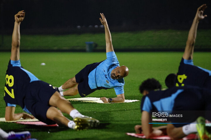 آخرین تمرین سپاهان پیش از بازی با الاهلی دوحه