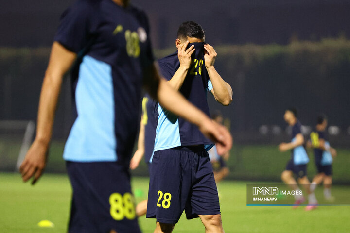 آخرین تمرین سپاهان پیش از بازی با الاهلی دوحه