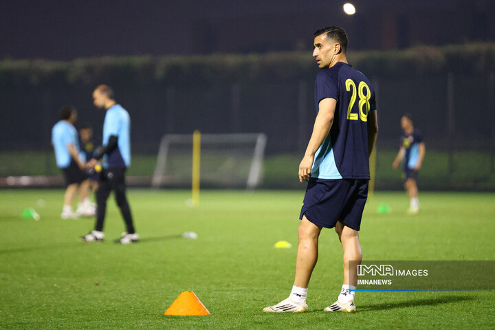 آخرین تمرین سپاهان پیش از بازی با الاهلی دوحه