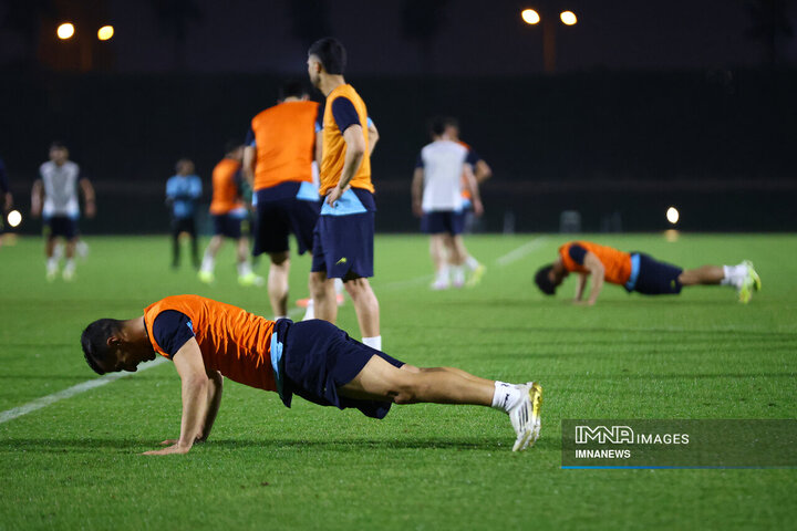 آخرین تمرین سپاهان پیش از بازی با الاهلی دوحه