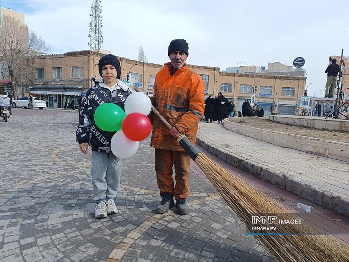 راهپیمایی یوم الله 22 بهمن در زنجان