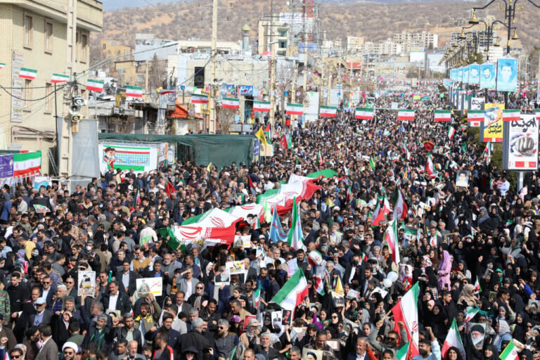 خروش پایتخت طبیعت در حمایت از ایران جان به روایت تصویر