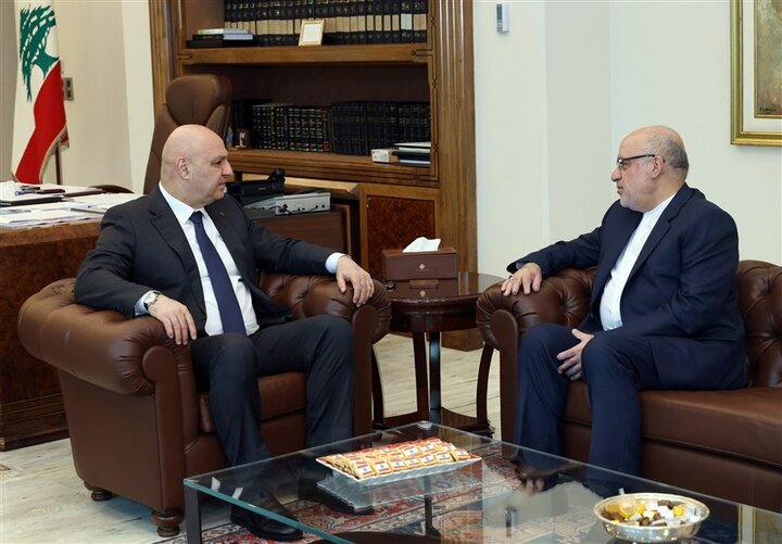 دیدار سفیر ایران با رئیسجمهور لبنان در پایان ماموریت