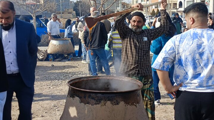فیلم| جشنواره پخت «سمنو» در بجنورد