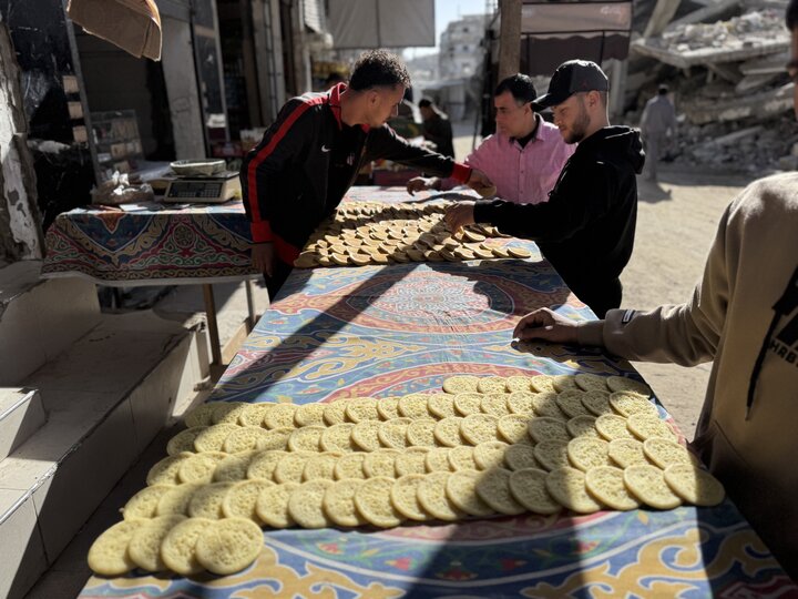 غزه با عطر قطایف به استقبال رمضان رفت