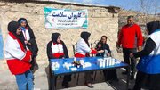 ارائه خدمات سلامت و توزیع بسته‌های بهداشتی در مناطق کم‌برخوردار خوزستان