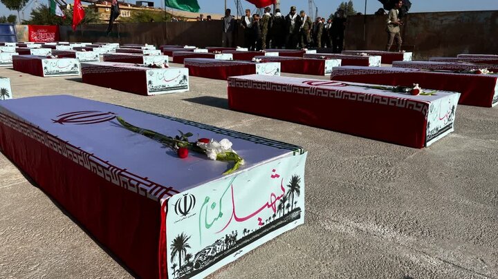 فیلم| خرمشهر میزبان کهکشانی از ستاره‌ها شد؛ استقبال از ۸۵ شهید گمنام