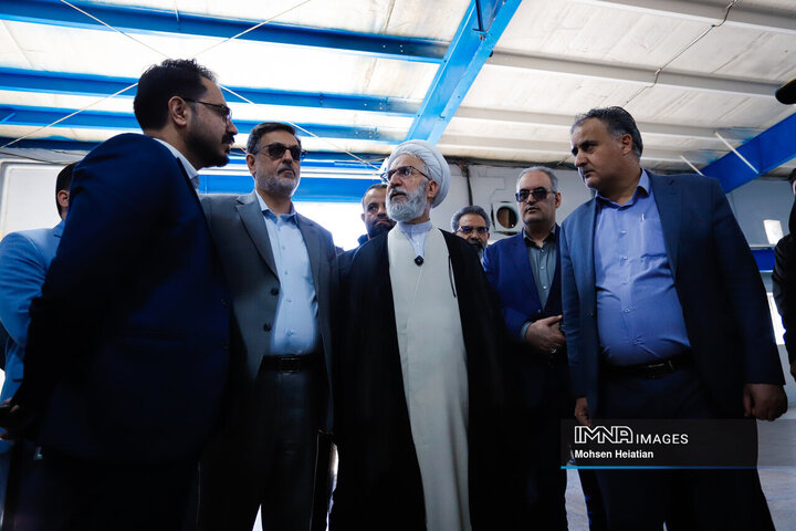 بازدید دادستان کل کشور از زندان مرکزی اصفهان