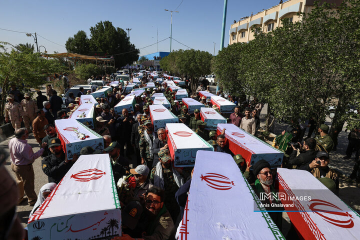 بعد از سال‌ها غربت، ۸۵ شهید بر دوش موج‌های اروند به خانه رسیدند