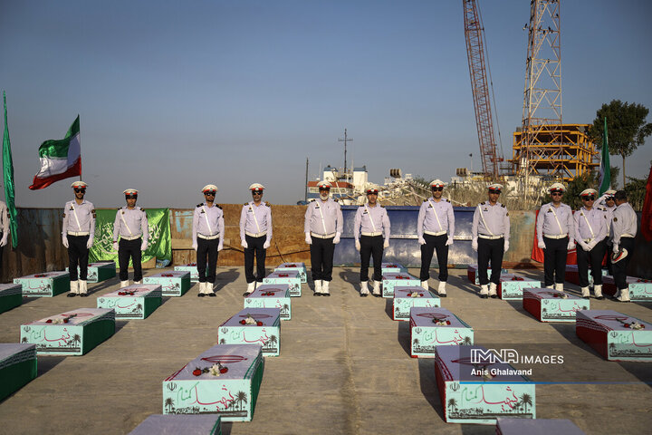 بعد از سال‌ها غربت، ۸۵ شهید بر دوش موج‌های اروند به خانه رسیدند