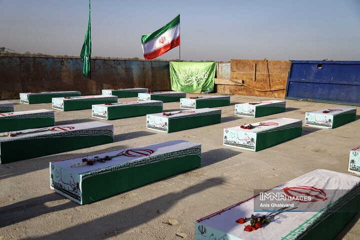 بعد از سال‌ها غربت، ۸۵ شهید بر دوش موج‌های اروند به خانه رسیدند