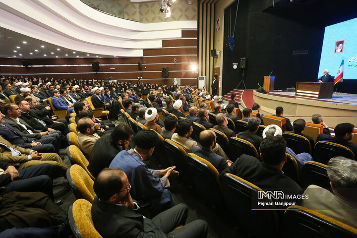 دیدار رئیس قوه قضائیه با کارکنان دستگاه قضائی استان اصفهان