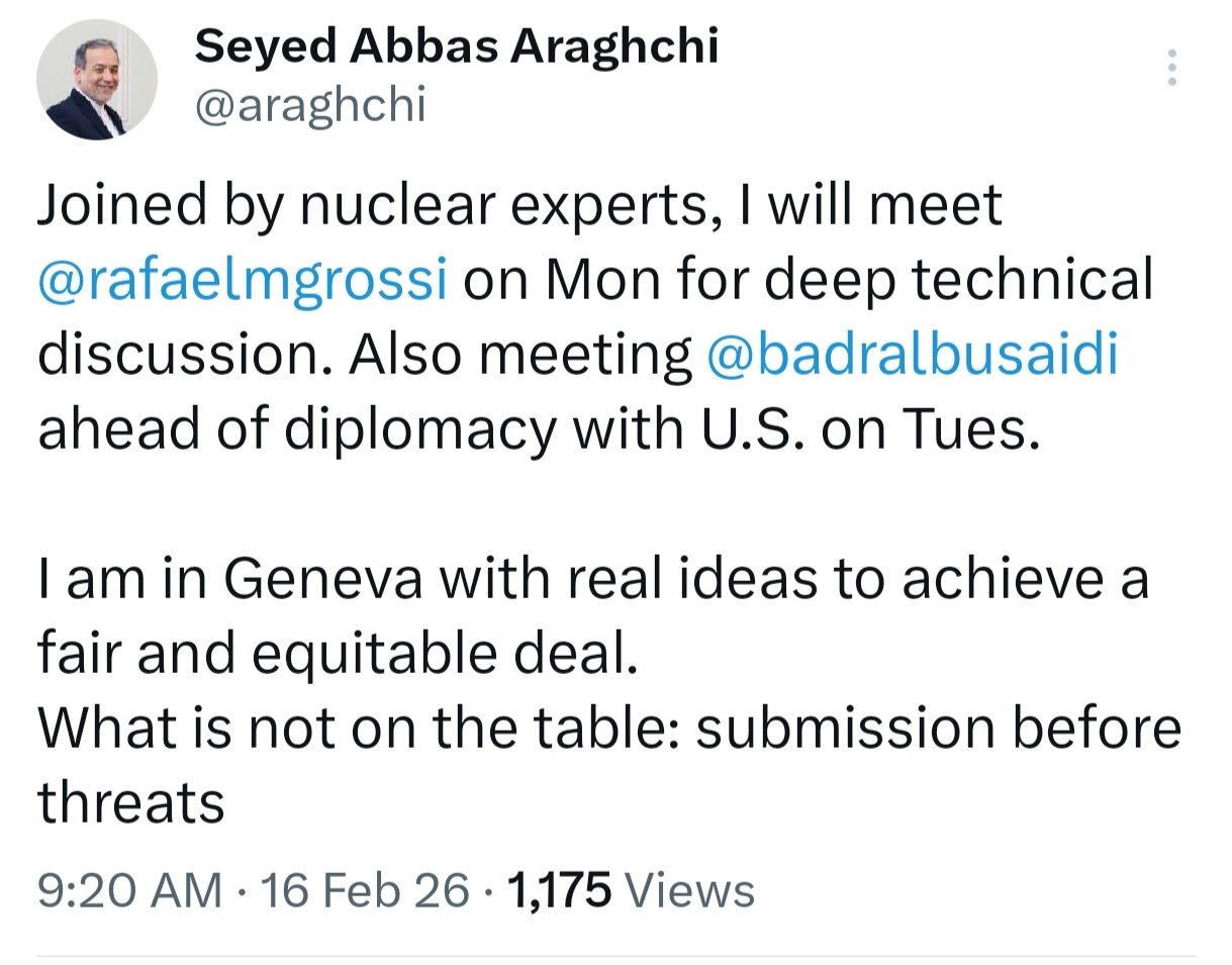 جزئیات سفر وزیر امور خارجه به ژنو