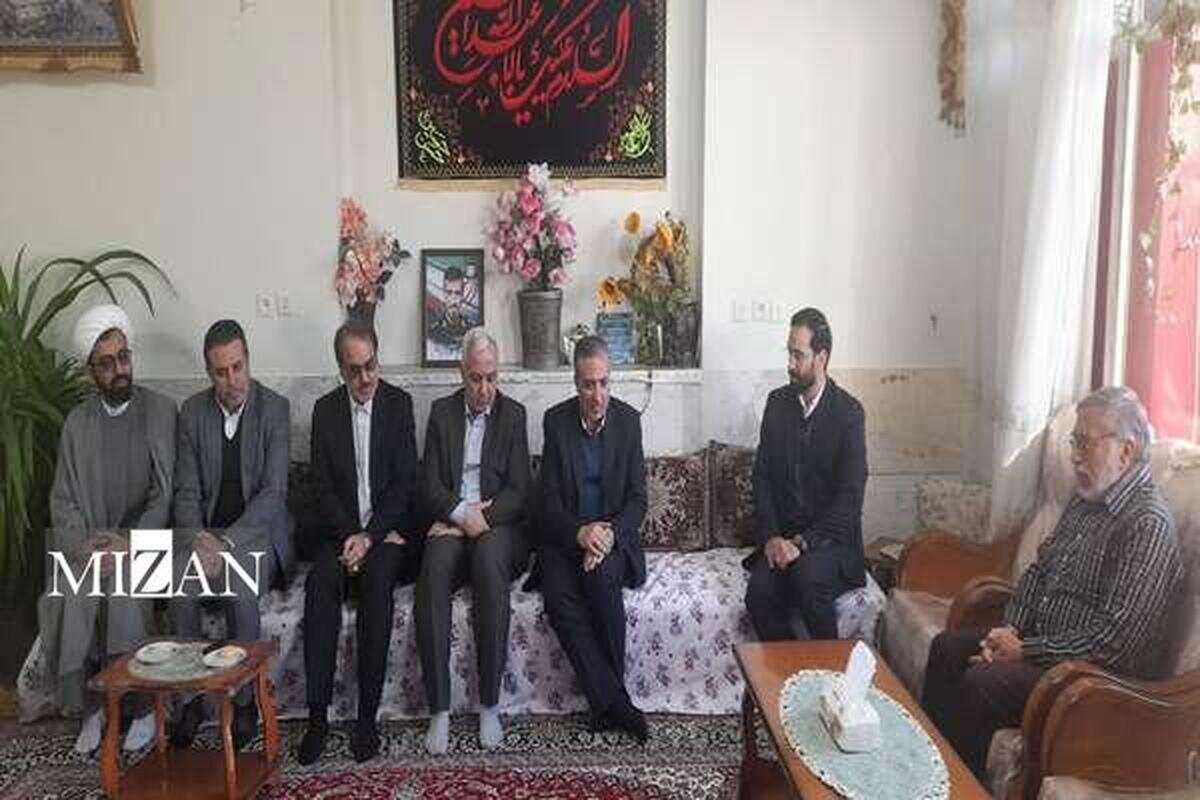 رئیس سازمان بازرسی کل کشور با خانواده شهید پاسدار حسینعلی آقابابائیان دیدار کرد