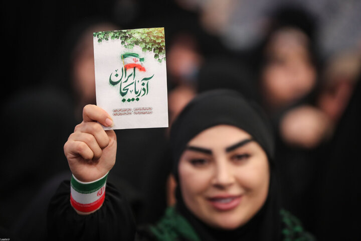 دیدار پرشور هزاران نفر از مردم تبریز و آذربایجان شرقی با رهبر انقلاب