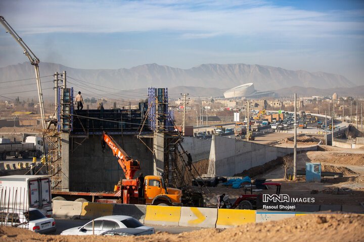 پروژه مجموعه تقاطع‌های غیرهمسطح شهید فخری‌زاده اصفهان