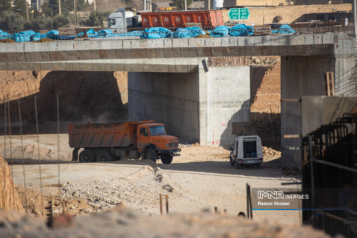 پروژه مجموعه تقاطع‌های غیرهمسطح شهید فخری‌زاده اصفهان