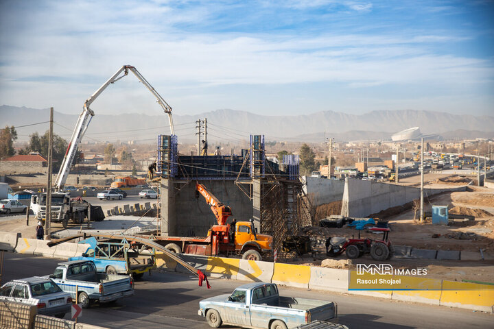 پروژه مجموعه تقاطع‌های غیرهمسطح شهید فخری‌زاده اصفهان