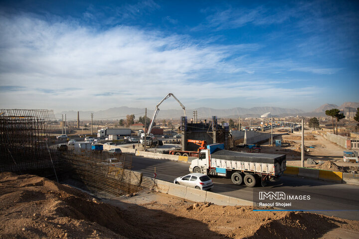 پروژه مجموعه تقاطع‌های غیرهمسطح شهید فخری‌زاده اصفهان