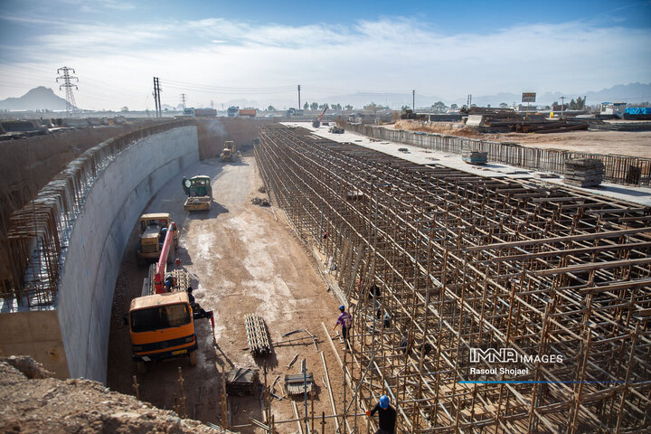 پروژه مجموعه تقاطع‌های غیرهمسطح شهید فخری‌زاده اصفهان