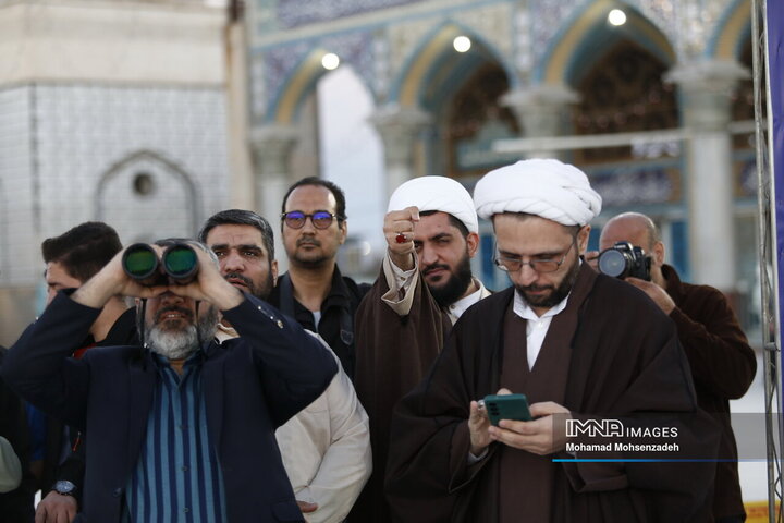 استهلال ماه مبارک رمضان در مسجد مقدس جمکران