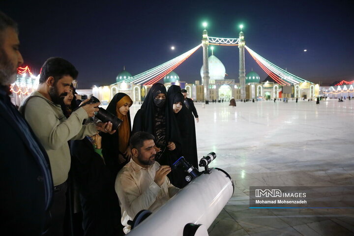 استهلال ماه مبارک رمضان در مسجد مقدس جمکران