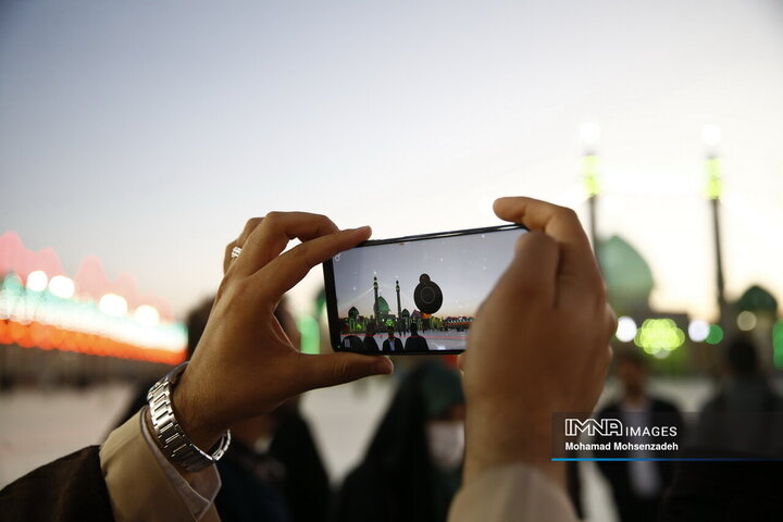 استهلال ماه مبارک رمضان در مسجد مقدس جمکران