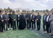 طراحی المان‌های معماری نمادین برای بزرگداشت شهدای زمین فوتبال چوار