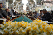 طنین آیات الهی در نخستین روز ماه رمضان در حرم مطهر شاهچراغ(ع)